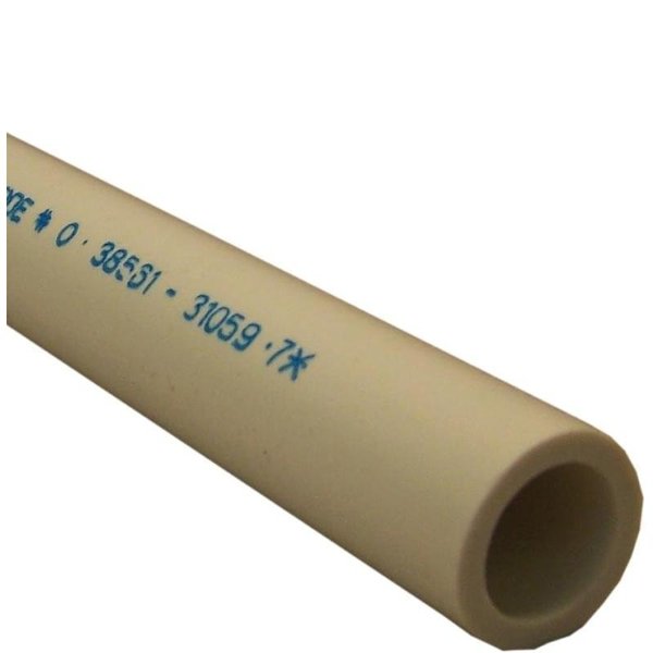 Genova JM Eagle Schedule Series Pipe, 12 in, 10 ft L, Solvent Weld, SCH 40 Schedule, PVC, White 530048